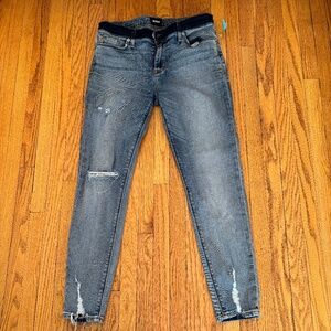 Hudson Nico Midrise Crop Super Skinny Jeans